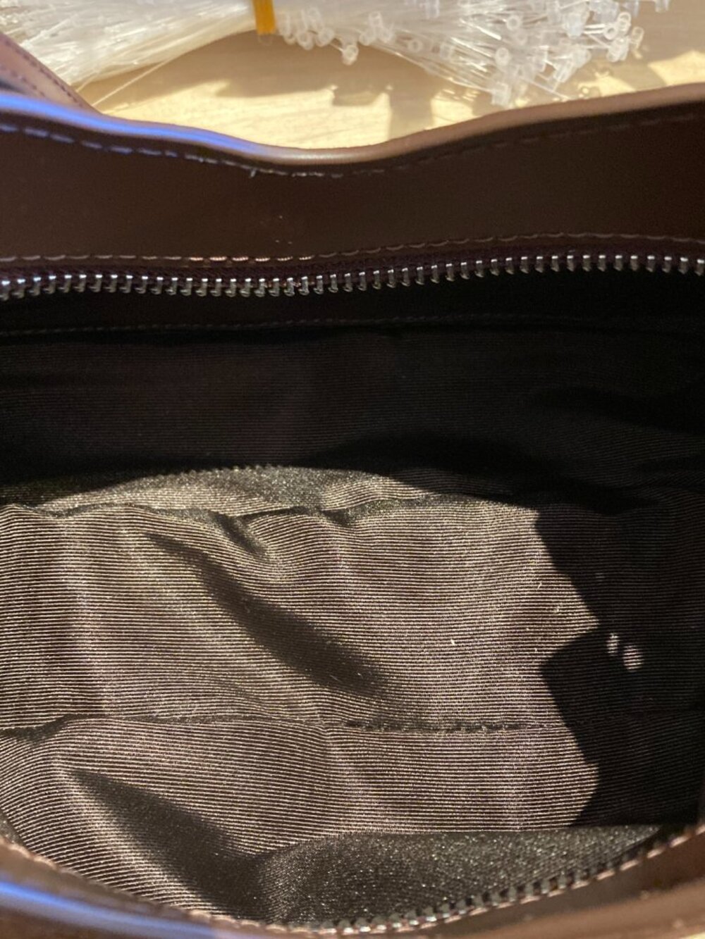 Staud $365 Mahogany Suede Leather Shoulder Bag Crossbody Purse EUC - 0317JF - Picture 8 of 10